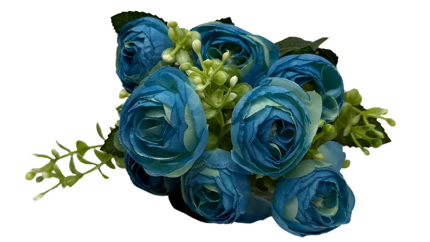 Ramo De Peonias Flores Decorativa Artificial 8 Flores 1 Ramo 4