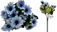 Ramo De mini girasoles Flores Decorativa Artificial 18 Flores 1 Ramo - Miniatura 5
