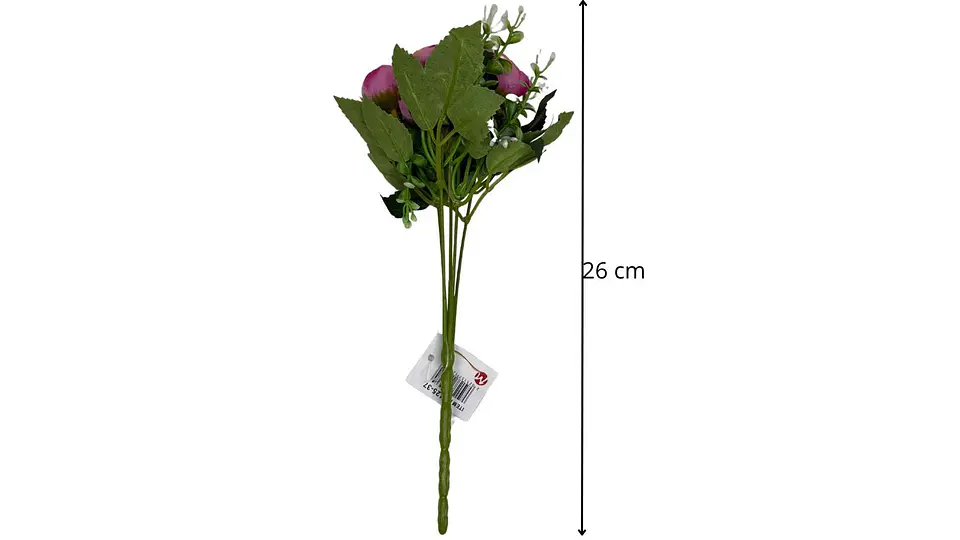 Ramo De Peonias Flores Decorativa Artificial 8 Flores 1 Ramo 7