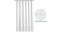 Cortinas Baño Ducha 100% Impermeable Huecos 12 Aros - Miniatura 6