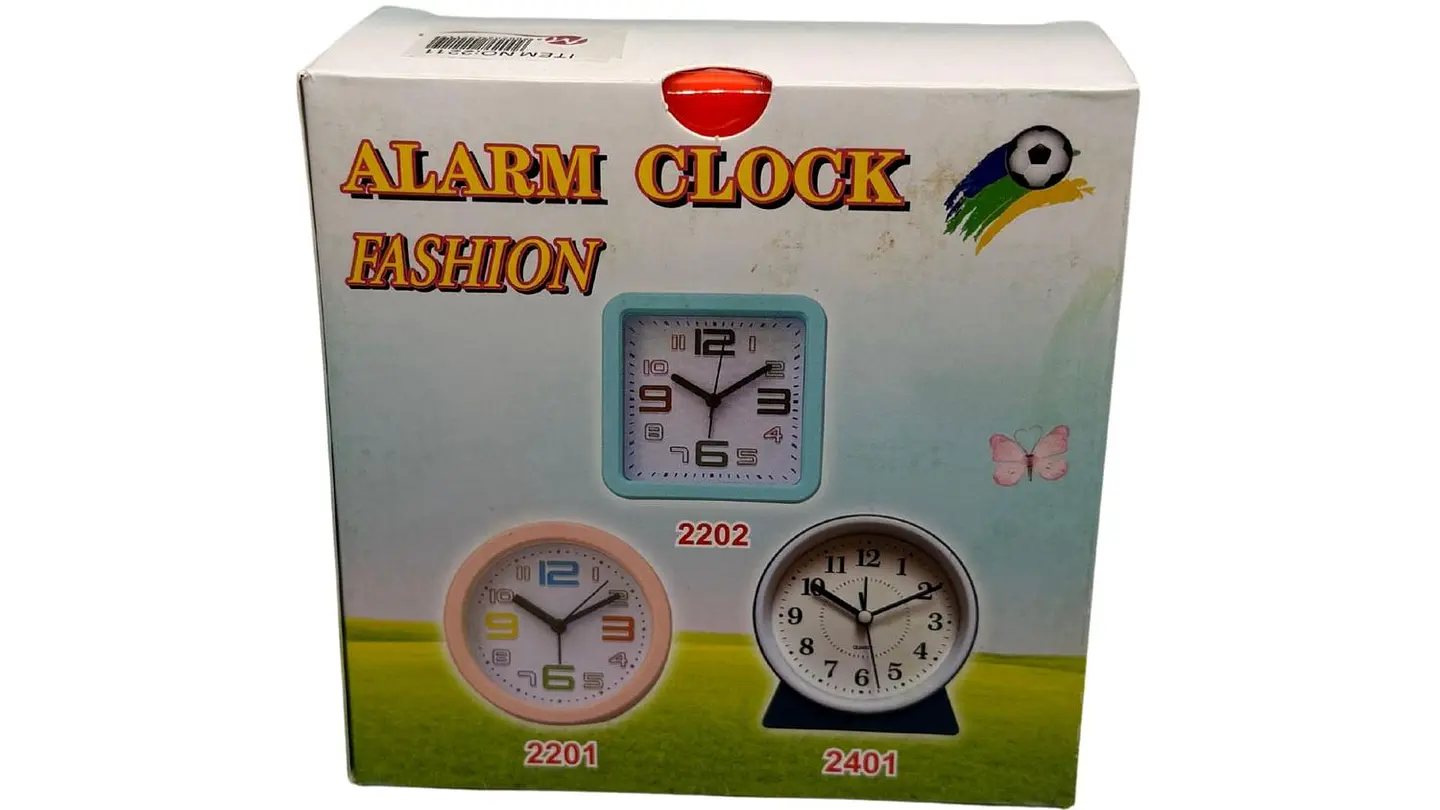 Reloj De Mesa Naranja Despertador Balón de Baloncesto Unisex 2