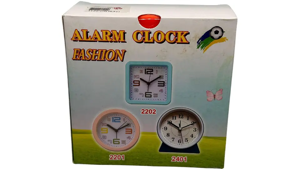 Reloj De Mesa Naranja Despertador Balón de Baloncesto Unisex 2