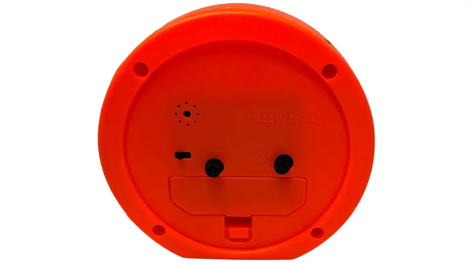 Reloj De Mesa Naranja Despertador Balón de Baloncesto Unisex 4