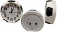Reloj De Mesa Soccer Despertador Balón De Futbol Unisex Negro - Miniatura 3