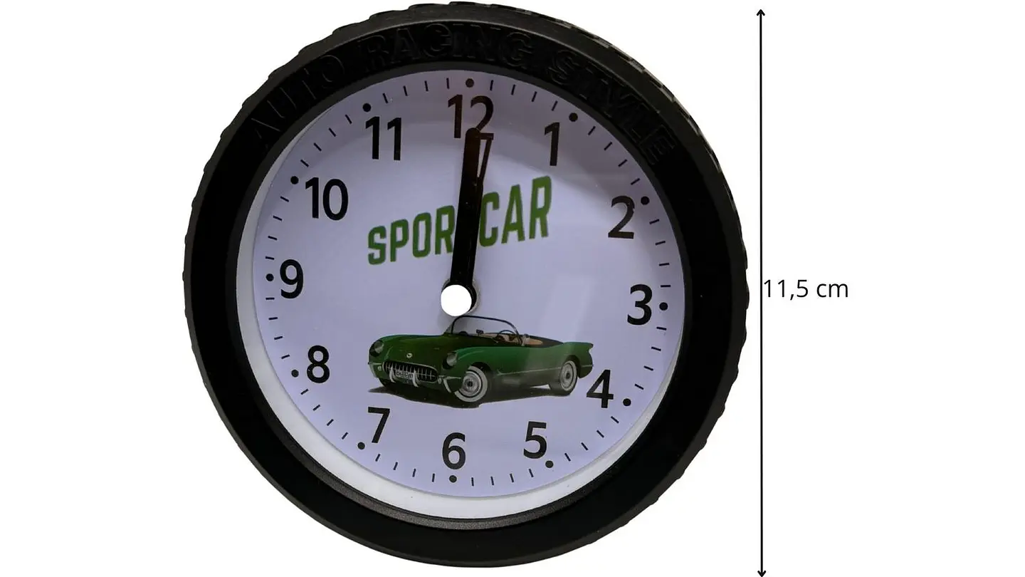 Reloj De Mesa Despertador en forma de Llanta Auto Deportivo 4