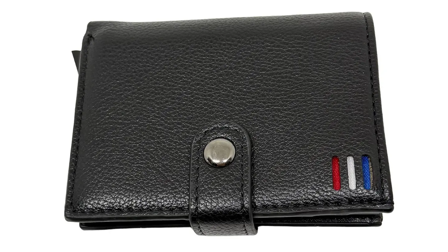 Billetera Tarjetero Porta documentos Cartera 4 Compartimiento 3