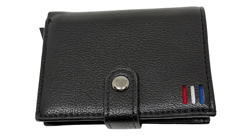 Billetera Tarjetero Porta documentos Cartera 4 Compartimiento 3