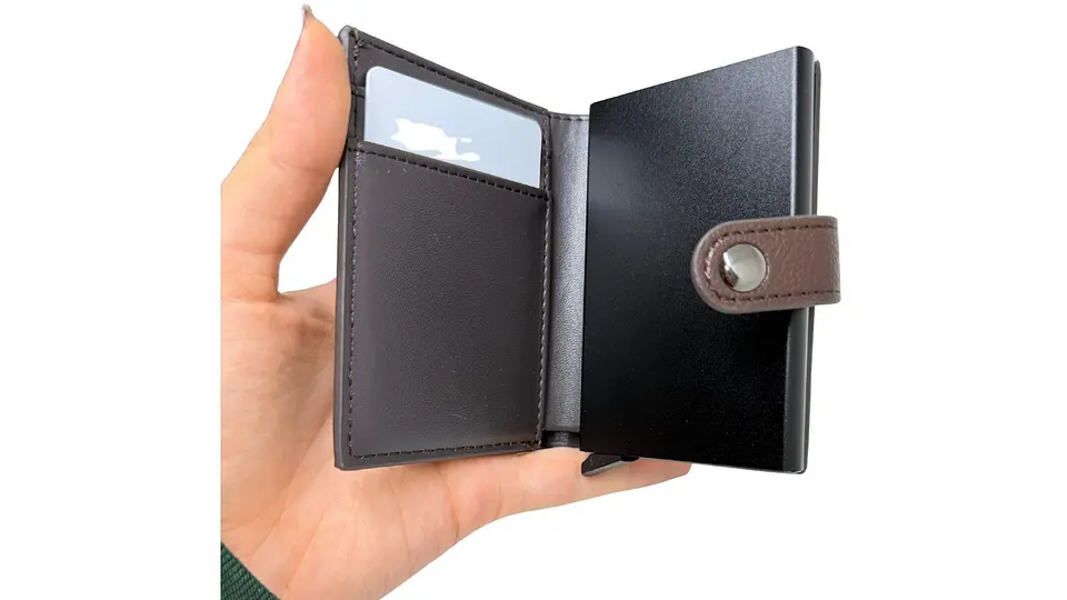Billetera Tarjetero Porta documentos Cartera 4 Compartimiento 5