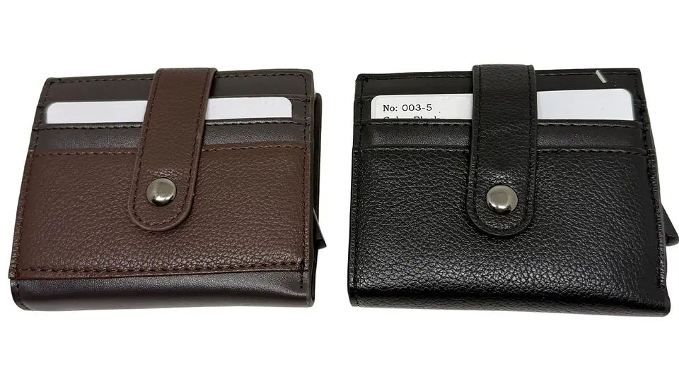 Billetera Tarjetero Porta documentos Cartera 7 Compartimientos 5
