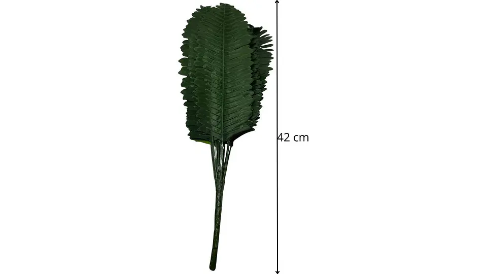 Mata Artificial Helecho Flor Decoración Centro De Mesa Maceta verde 4