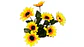Girasol Decoración Flor Artificiales Ramo Girasoles Amarillo - Miniatura 3
