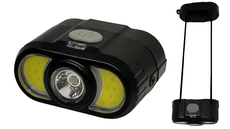 Linterna Portátil Frontal Recargable Luz Led Camping Minera 6
