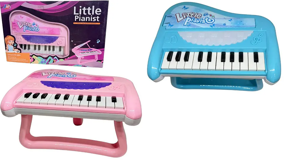 Piano Musical Bebe Juguete Didáctico Color rosado azul niños 1