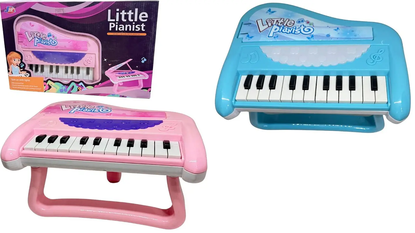 Piano Musical Bebe Juguete Didáctico Color rosado azul niños 1