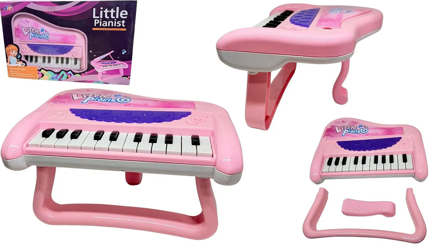 Piano Musical Bebe Juguete Didáctico Color rosado azul niños 2