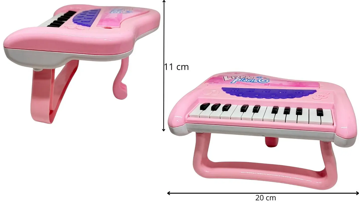 Piano Musical Bebe Juguete Didáctico Color rosado azul niños 4