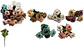 Flores Artificiales Ramo De Flores Decorativas Multicolores - Miniatura 1