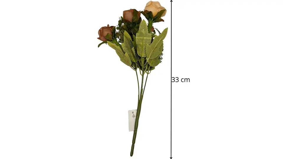 Flores Artificiales Ramo De Flores Decorativas Multicolores 4