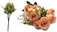 Rosas Ramo Matas Flores Artificiales Decoración Eventos - Miniatura 3
