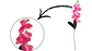 Vara De Orquídeas Arreglos flores Artificiales Decoración X1und - Miniatura 7