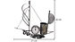 Barco Antiguo Metálico + Reloj Adorno Escritorio Decorativo - Miniatura 4
