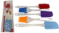 Kit 1 Pincel Brocha De Silicona 1 Espátula Miserable Utensilios - Miniatura 1