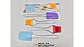 Kit 1 Pincel Brocha De Silicona 1 Espátula Miserable Utensilios - Miniatura 8