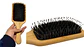 Cepillo Plano liso Peine Cerdas suaves Para Cabello De Bambú - Miniatura 4