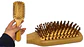 Cepillo De Bambú Plano Para Cabello Cerdas en Bambú Peine - Miniatura 1