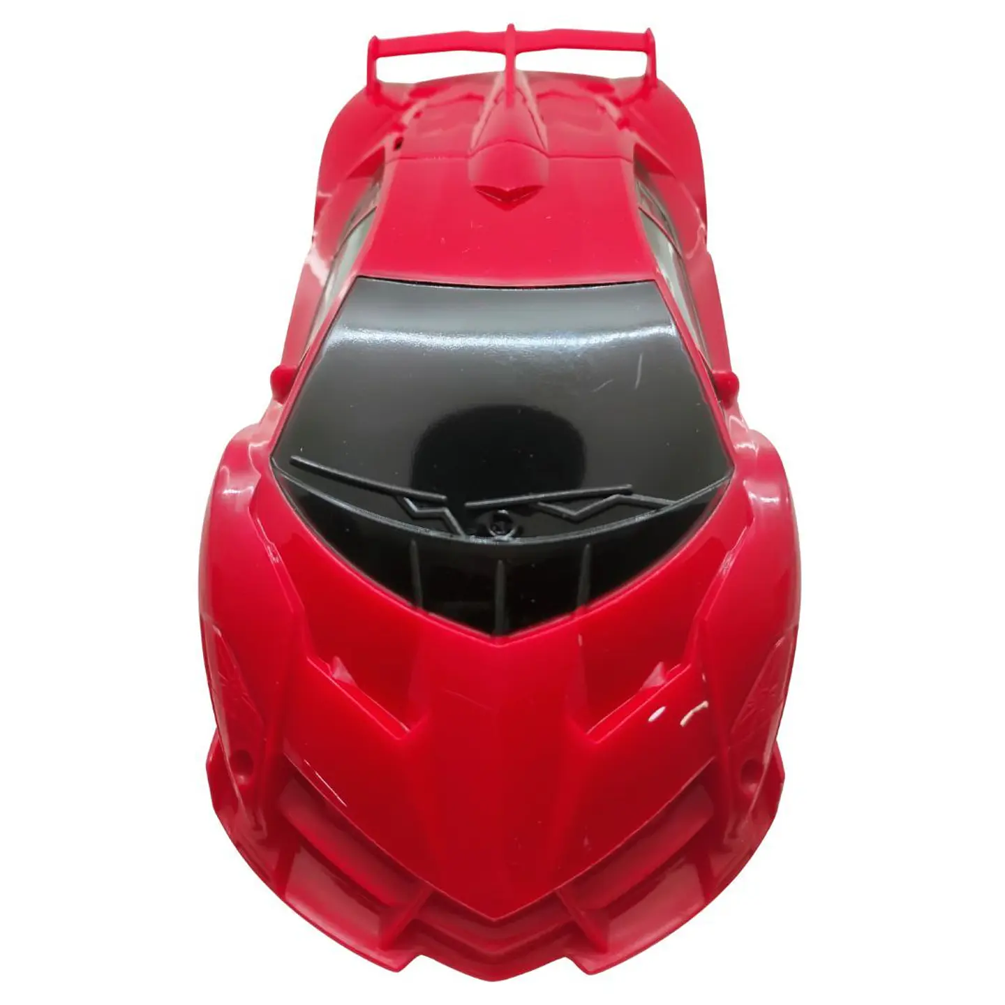 Carro Rojo Rc Con Volante De Control Estilo Deportivo 3