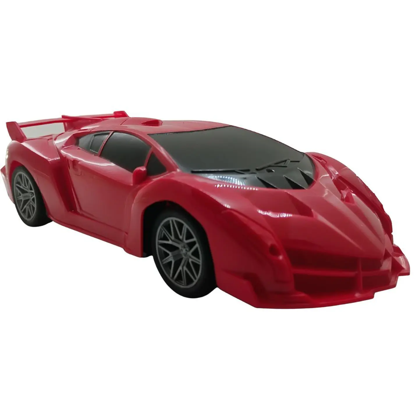 Carro Rojo Rc Con Volante De Control Estilo Deportivo 4