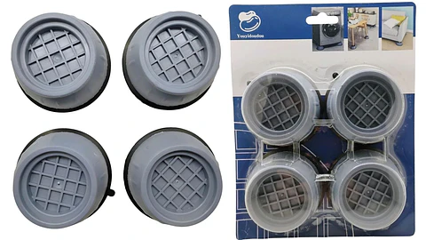 Soportes Antivibración Lavadora Secadora Pack X4 Antidesliz