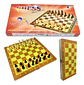 Ajedrez Madera Juego De Mesa Didáctico 25x25   526a - Miniatura 1