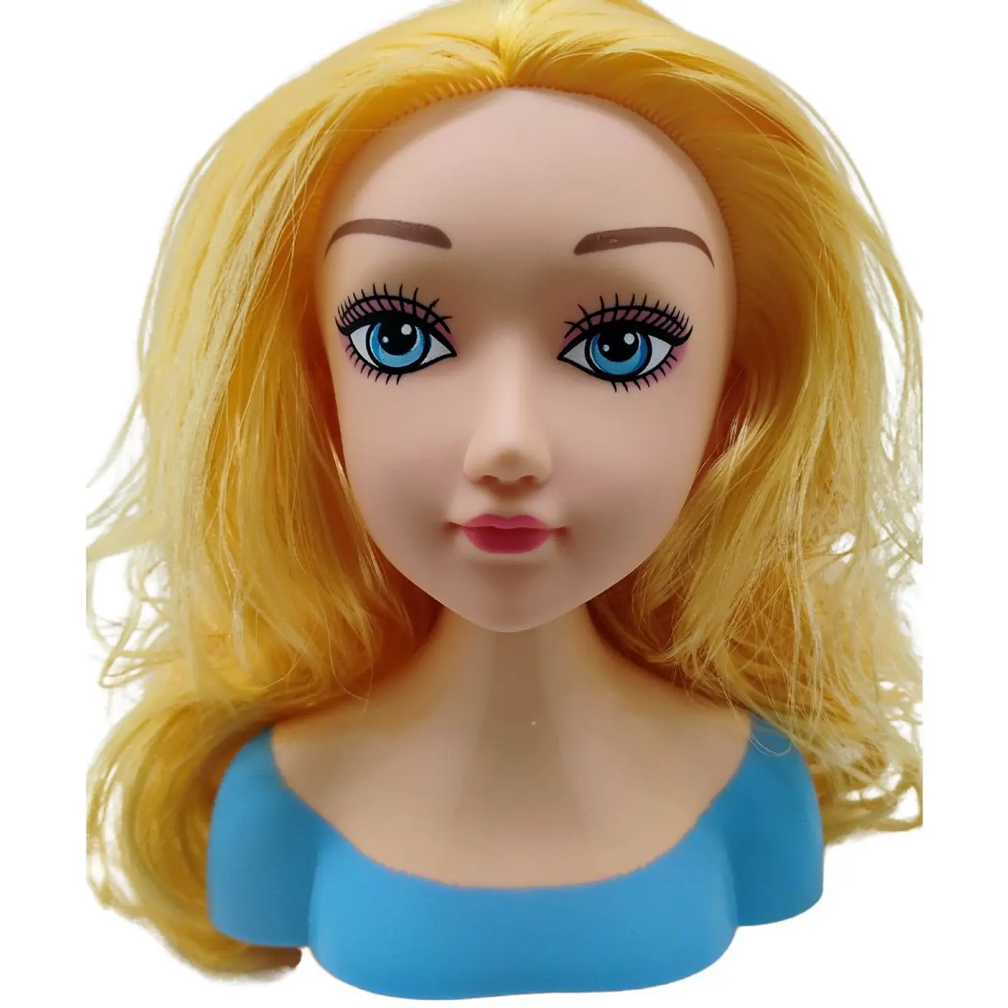 Cabeza De Muñeca Stylist Para Peinar Y Maquillar Niñas 4