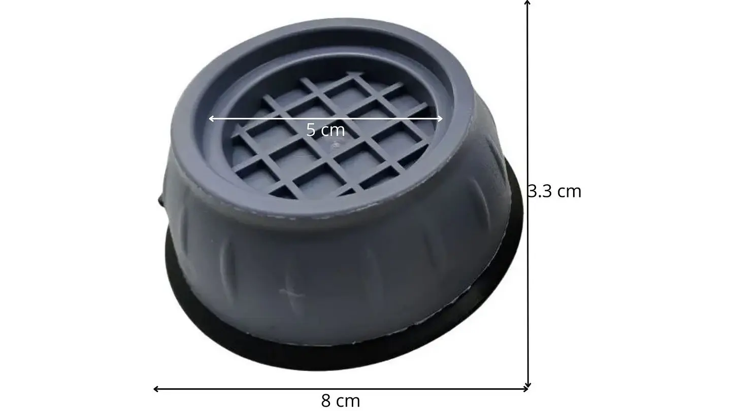 Soportes Antivibración Lavadora Secadora Pack X4 Antidesliz 7