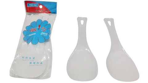 Cucharas Arrocera transparente Utensilio Cocina X2U plástico