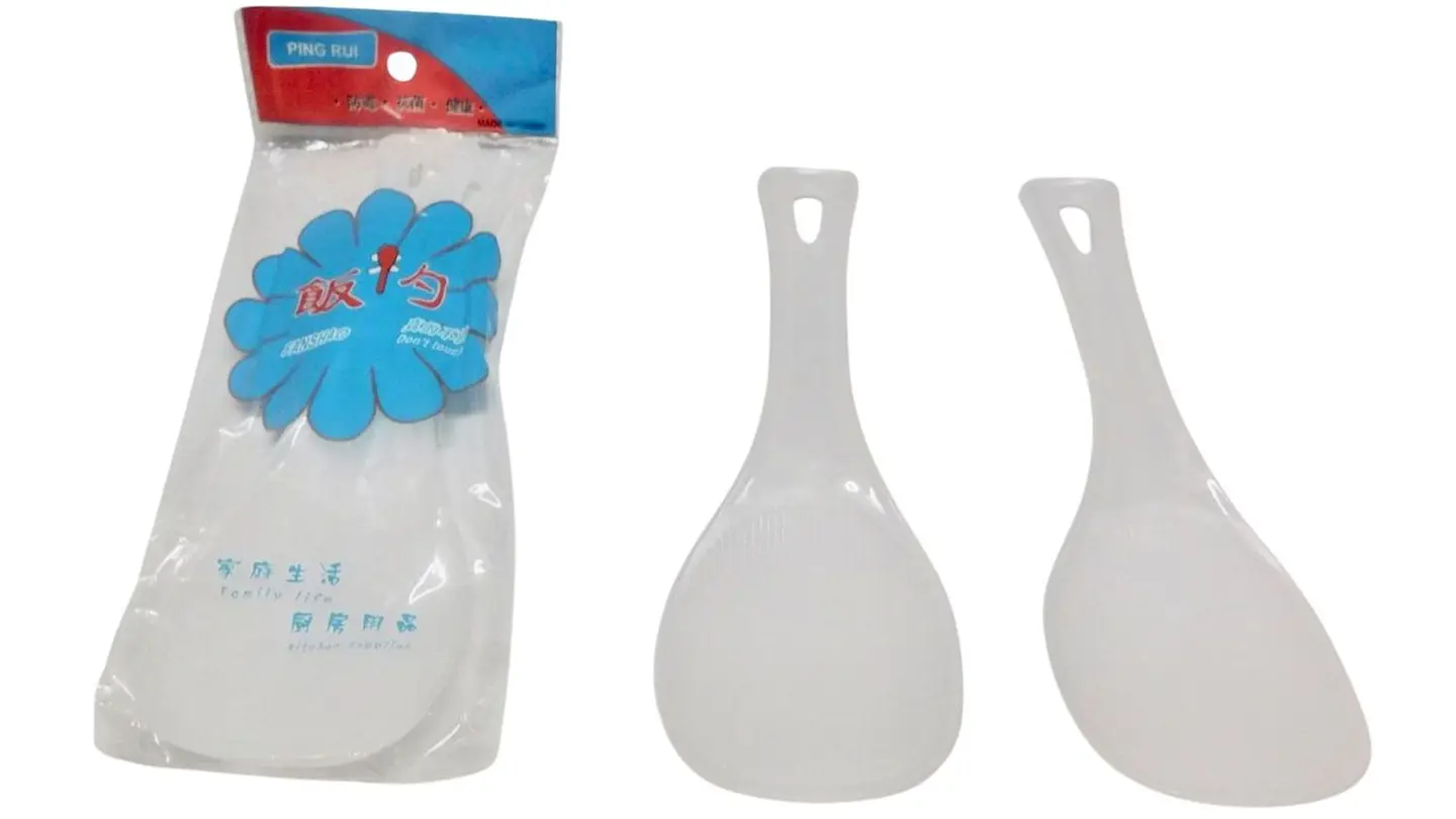 Cucharas Arrocera transparente Utensilio Cocina X2U plástico 1