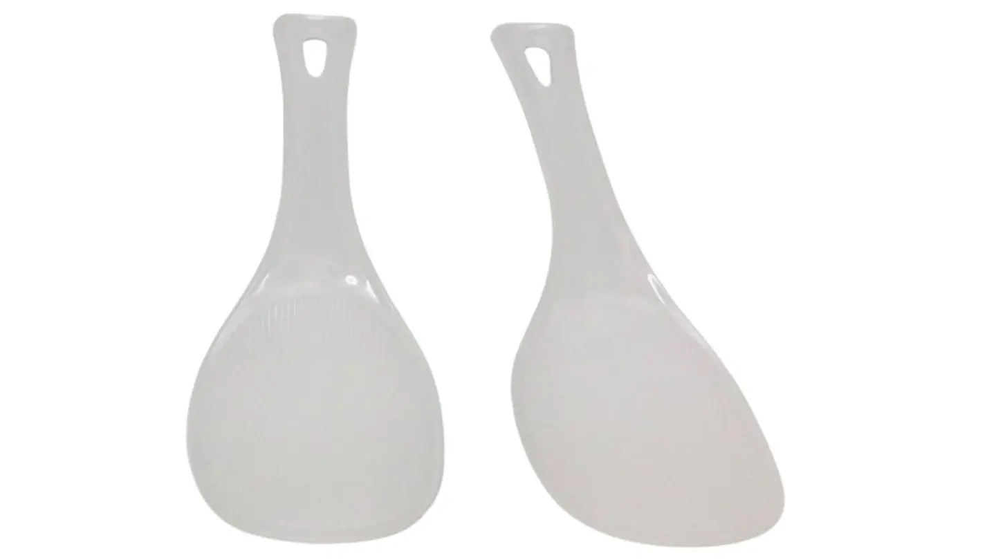 Cucharas Arrocera transparente Utensilio Cocina X2U plástico 3