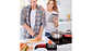 Afilador De Cuchillos Multifuncional Ergonómico Cocina negro con rojo - Miniatura 4