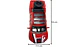 Carro Camión Llanta Con Pilas Recargables A Control Remoto Negro - Miniatura 4