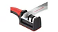 Afilador De Cuchillos Multifuncional Ergonómico Cocina negro con rojo - Miniatura 6