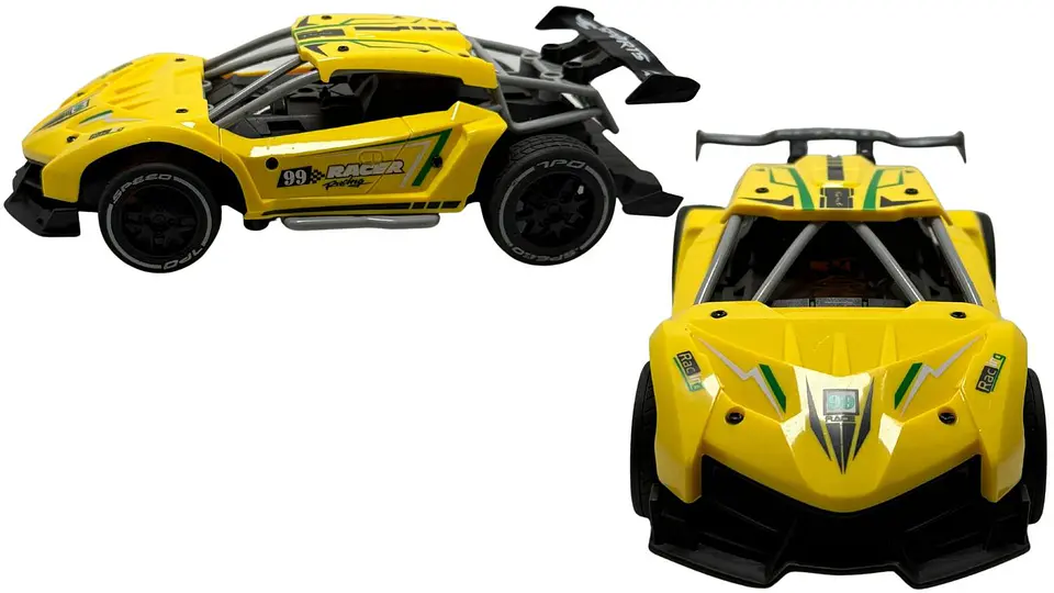 Carro Deportivo De Carreras Pila Recargable A Control Remoto 4