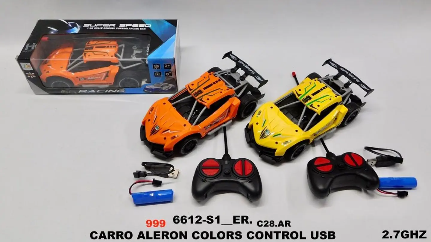Carro Deportivo De Carreras Pila Recargable A Control Remoto 7