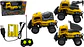 Carro De Construcción Con Pilas Recargables A Control Remoto Amarillo Construcción - Miniatura 1