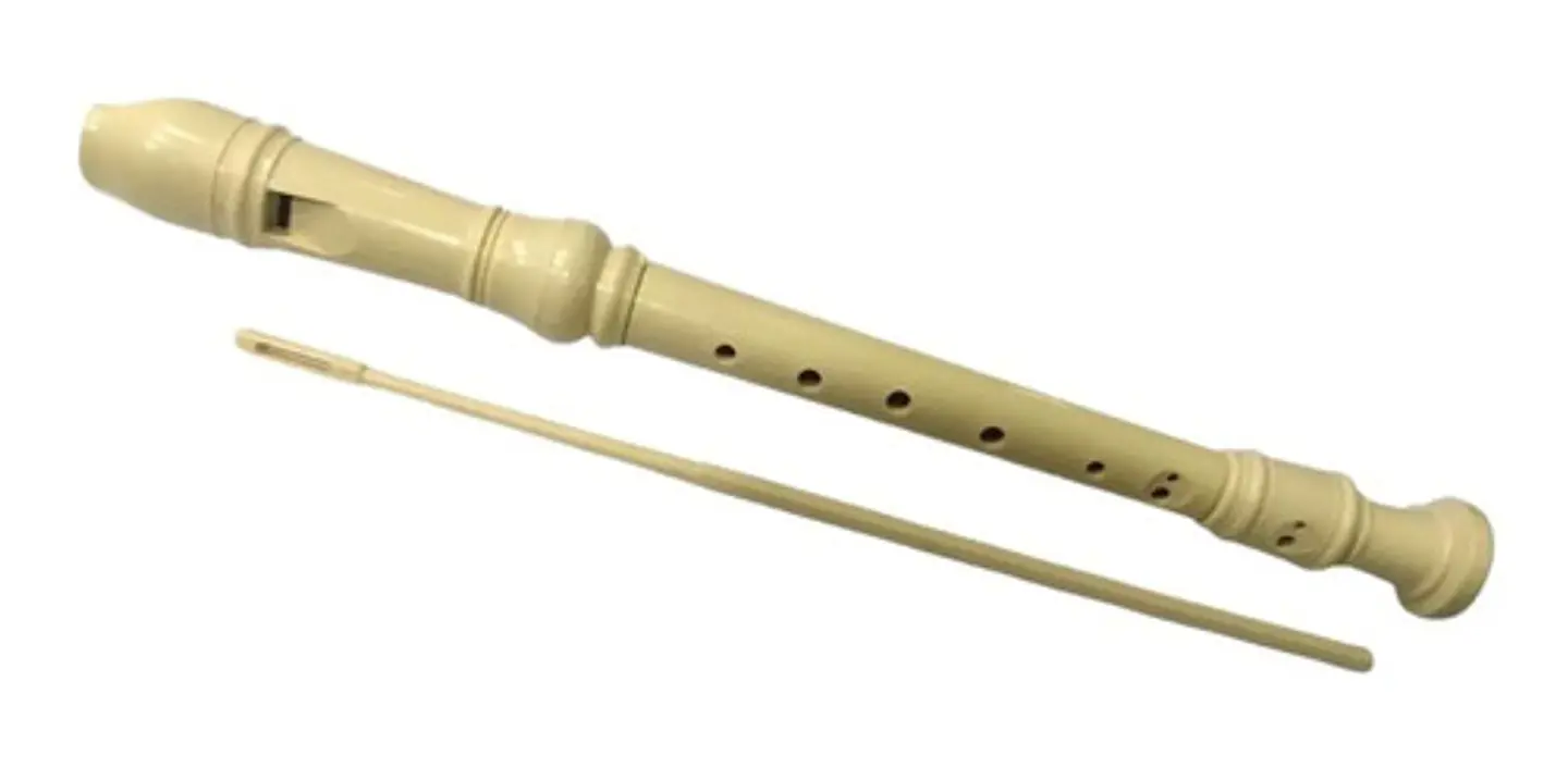 Instrumento Flauta Dulce Importada + Estuche + Limpiador  3