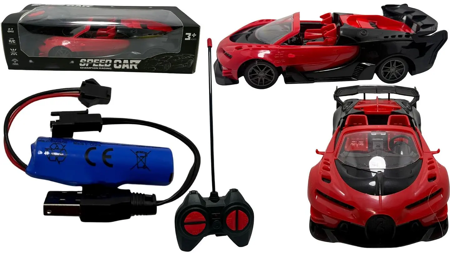 Carro Descapotable Sport Pilas Recargables A Control Remoto 1