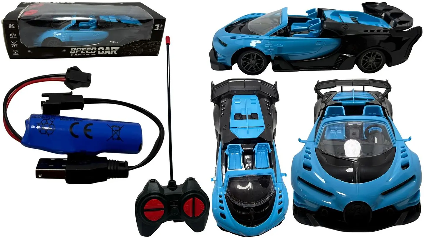 Carro Descapotable Sport Pilas Recargables A Control Remoto 3