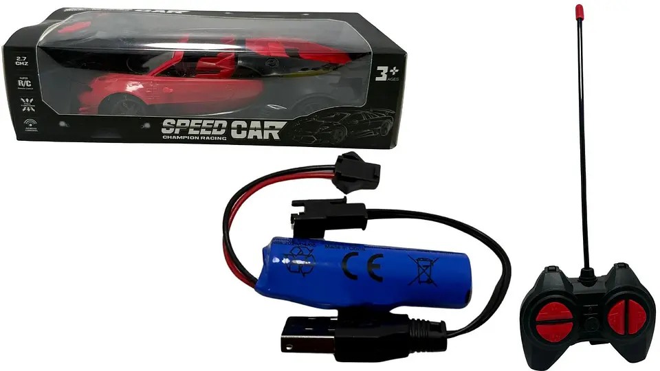 Carro Descapotable Sport Pilas Recargables A Control Remoto 4