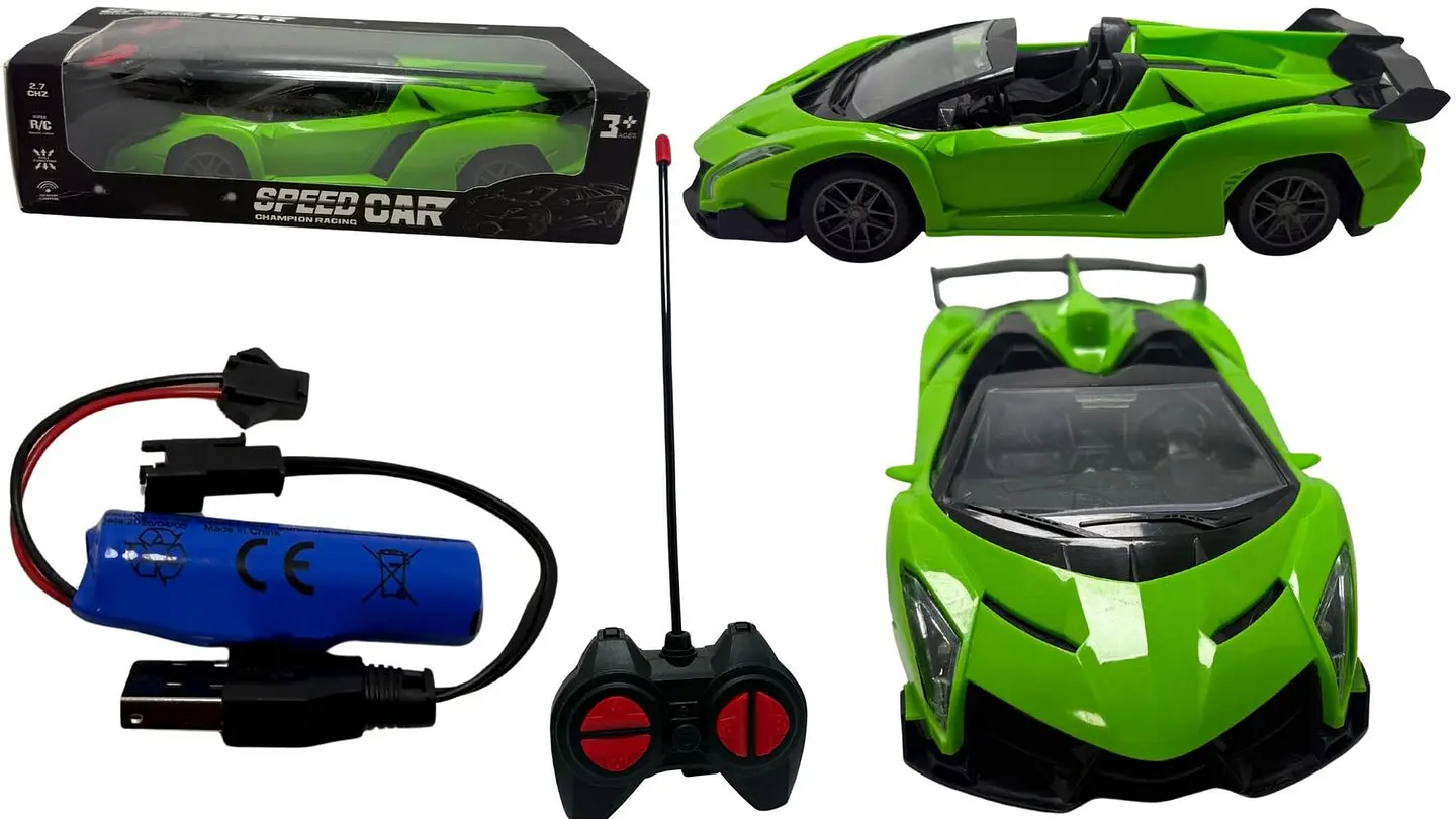 Carro Descapotado Sport Pilas Recargables Luz Control Remoto A Control Remoto 1
