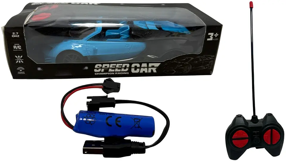 Carro Descapotable Sport Pilas Recargables A Control Remoto 5